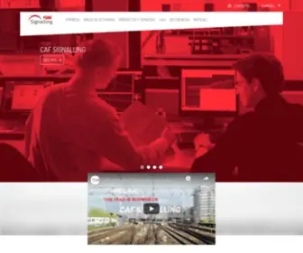 Cafsignalling.com(CAF Signalling) Screenshot