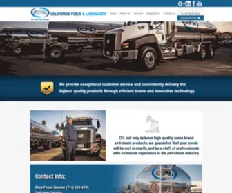 Cafueling.com(California Fuels & Lubricants) Screenshot