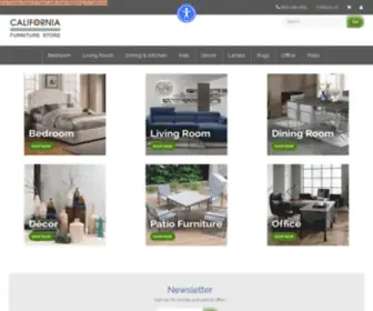 Cafurniturestore.com(California furniture store) Screenshot