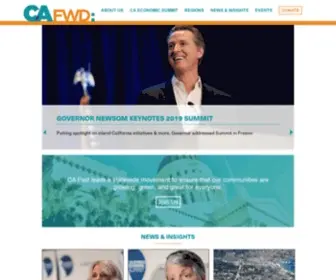 Cafwd.org(California Forward) Screenshot