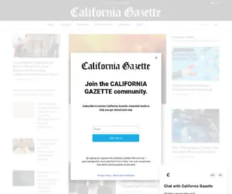 Cagazette.com(California Gazette) Screenshot