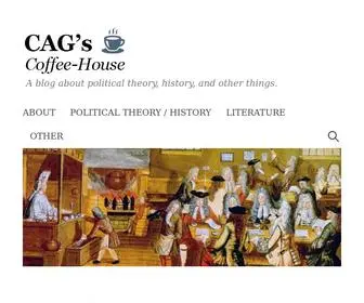 Cagcoffeehouse.com(A blog about political theory) Screenshot