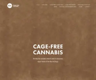 Cagefreecannabis.com(Cage-Free Cannabis) Screenshot