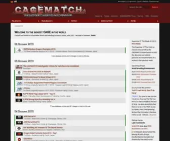 Cagematch.de(The Internet Wrestling Database) Screenshot