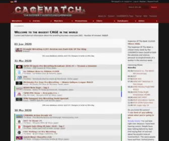 Cagematch.net(The Internet Wrestling Database) Screenshot
