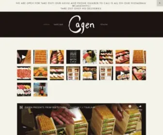 Cagenrestaurant.com(CAGEN) Screenshot