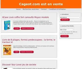 Cageot.com(Cageot) Screenshot