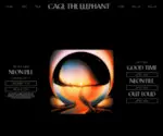 Cagetheelephant.com Screenshot