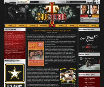 Cagetitansfc.com(Mixed Martial Arts) Screenshot