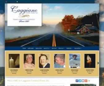Caggianofuneralhome.com(Ernest P) Screenshot