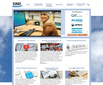 Cagi.org(Air Compressors) Screenshot