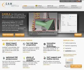 Cagila.com(Laser CNC nesting software CAGILA) Screenshot