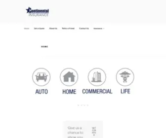 Caginsurance.com(Continental General Agency Austin Texas Insurance) Screenshot