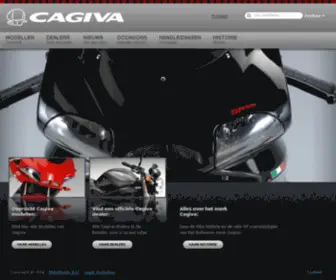 Cagiva.nl(De Cagiva site voor de BeNeLux ) Screenshot