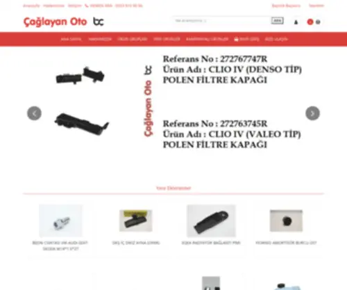Caglayanoto.com(Çağlayan Türkan Otomotiv) Screenshot