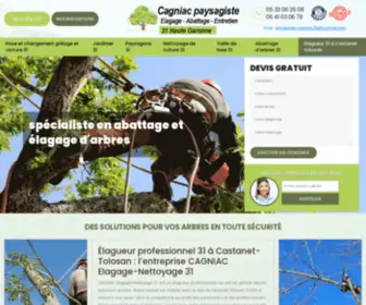 Cagniac-Paysagiste.fr(Élagueur à Castanet) Screenshot