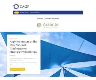 Cagpconference.org(Canadian Association of Gift Planners Annual Conference) Screenshot