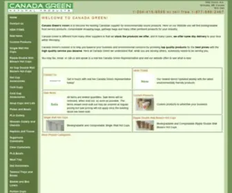 Cagreen.ca(Canada Green Natural Products) Screenshot