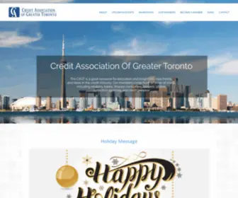 Cagt.ca(Credit Association of Greater Toronto) Screenshot