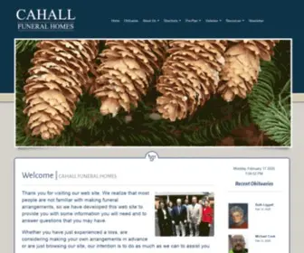 Cahallfuneralhomes.com(Cahall Funeral Homes) Screenshot