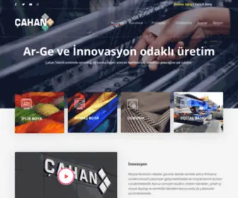 Cahan.com.tr(Cahan Tekstil) Screenshot