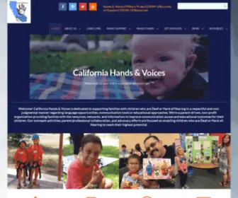 Cahandsandvoices.org(California Hands & Voices) Screenshot