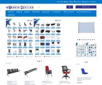 Cahayamustika.com(Cahaya Mustika Distributor Jual Perlengkapan Peralatan Furniture Kantor Malang) Screenshot