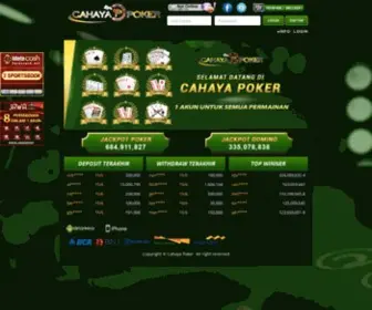 Cahayapoker.net Screenshot