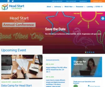 Caheadstart.org(California Head Start Association) Screenshot