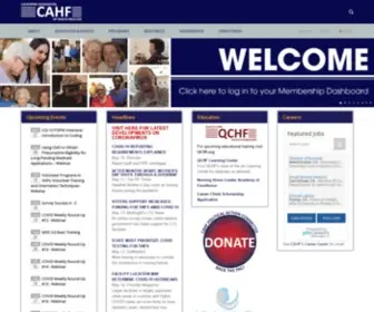 Cahf.org(California association of health facilities (cahf)) Screenshot