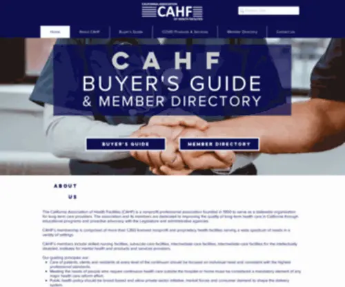 Cahfbuyersguide.com(The CAHF Buyer’s Guide) Screenshot