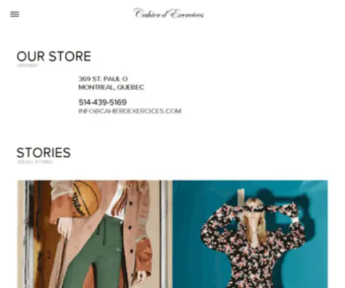 Cahierdexercices.com(Shop Women Designer Clothes and Accessories) Screenshot
