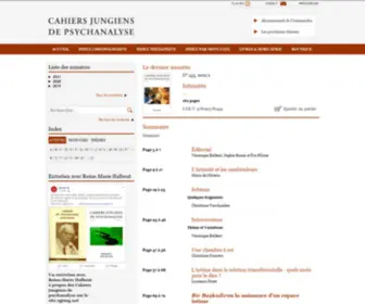 Cahiers-Jungiens.com(Cahiers Jungiens de Psychanalyse) Screenshot