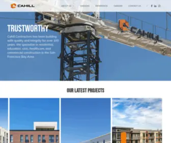 Cahill-SF.com(Cahill Contractors) Screenshot