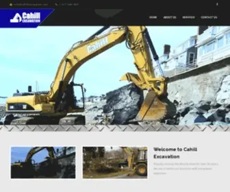 Cahillexcavation.com(Cahill Excavation) Screenshot