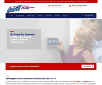 Cahillheating.com(Lake Bluff) Screenshot