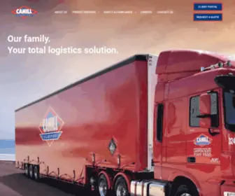 Cahilltransport.com.au(Total Logistics and Freight Solutions) Screenshot