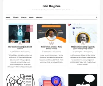 Cahitcengizhan.com(Cahit Cengizhan) Screenshot