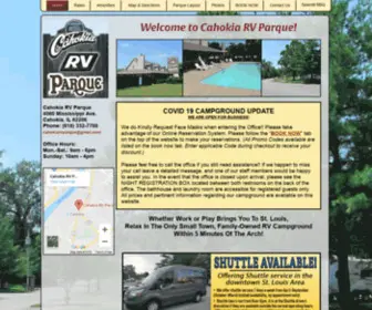CahokiarvParque.com(Cahokia RV Parque) Screenshot