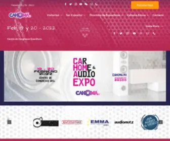 Cahoma.mx(Cahoma Expo: La mejor Car Audio Expo y Home Audio Expo de México) Screenshot