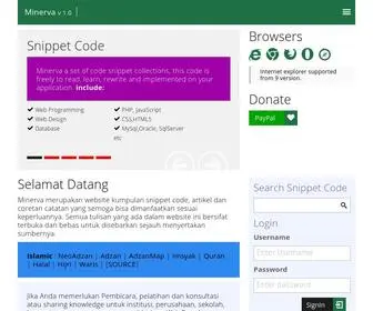 Cahyadsn.com(Minerva) Screenshot