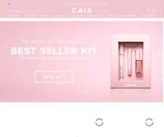 Caiacosmetics.fi(Tilaa laadukkaita CAIA Cosmetics) Screenshot