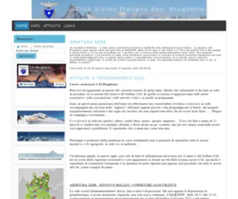 Caibrugherio.com(Club Alpino Italiano Sez) Screenshot