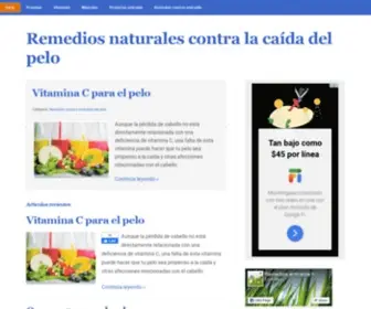 Caidadelpeloremedios.com(Pelo) Screenshot