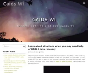 Caids-WI.org(Chronic Wasting Disease) Screenshot