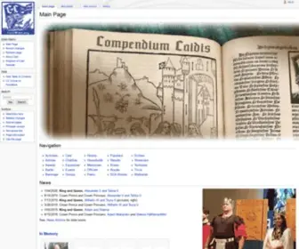 Caidwiki.org(Compendum Caidis) Screenshot
