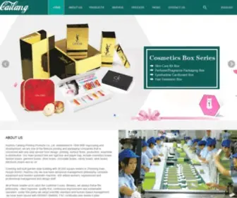 Cailang.com.cn(Chocolate Paper Box) Screenshot