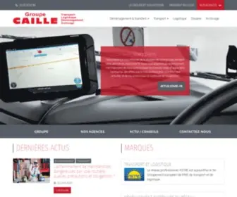 Caille-SA.fr(CAILLE S.A. : transport) Screenshot