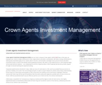 Caiml.co.uk(Crown Agents Bank) Screenshot