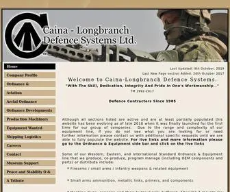 Cainalongbranch.com(Defence Contractor) Screenshot